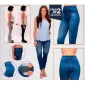 Slim N Lift Caresse Jeans - Pack Of 2